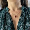 Серебряная подвеска с гранатом nano 2.188ct (60002409)