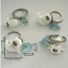 3D Cartoon Sea Lion Keychain Resin Key Holder Cute Animal Keyring  For Young Girls