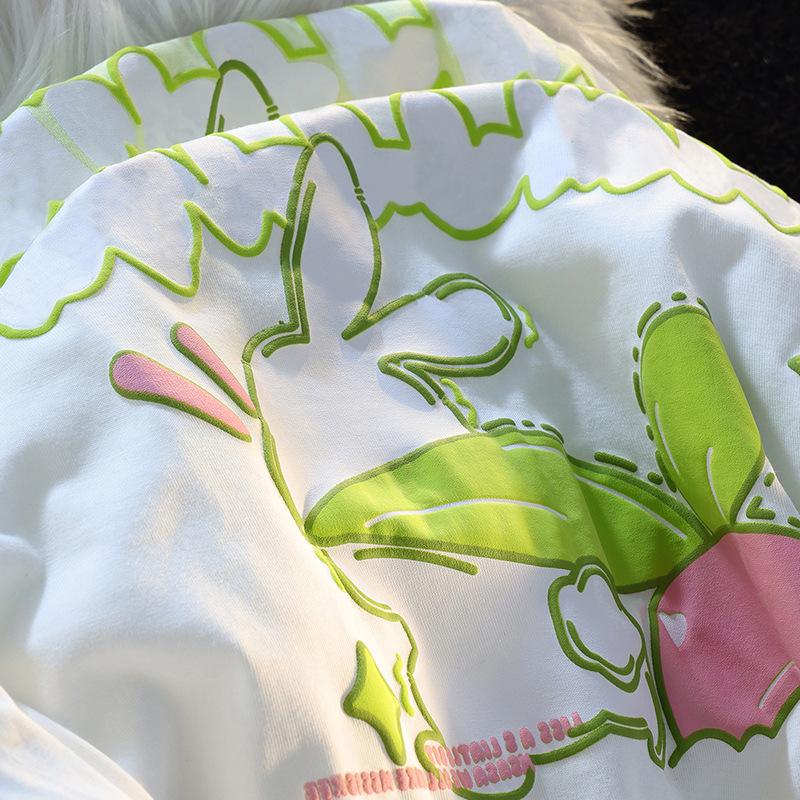 Women's Summer Loose-Fit Cotton Vintage T-Shirt