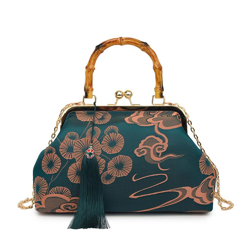 

Ретро деревянная сумка для ужина для женщин, простая официальная красивая сумка через плечо для ежедневного использования