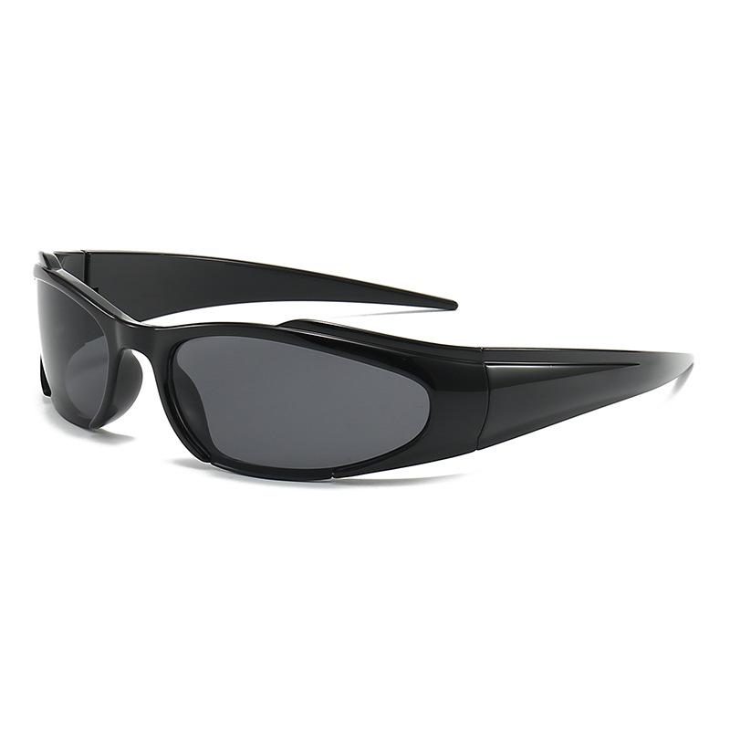 

Y2k Sunglasses For Women Vintage Punk Men s Sun Glasses Retro Oval Mirror Lenses Eyewear Outdoor Cycling Goggle UV400 чорний
