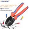 Pre-insulated Terminal Crimping Pliers, Fork & Round Type, Labor-saving Electrician Tool LY-30J