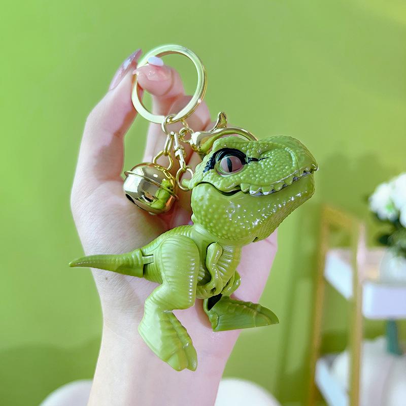 Tyrannosaurus Rex Bite Hand Toy Key Chain Creative Dinosaur Pendant Couple Bag Pendant Keyrings