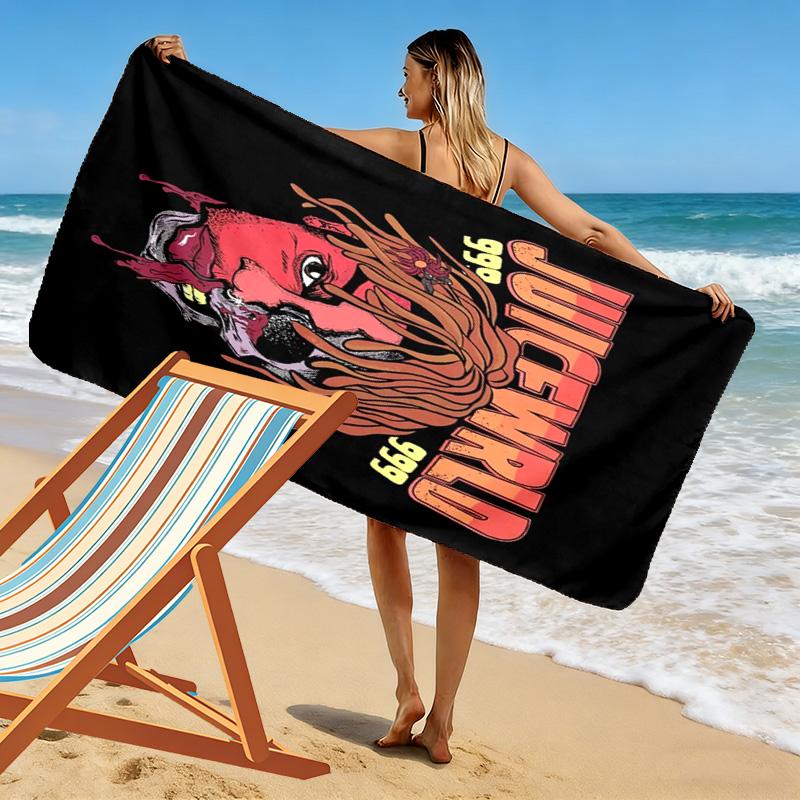 Juice Wrld: Legacy Emotion Music beach towel Outdoor camping soft seaside quick-drying swim towel Outdoor pool towel Comfort beach towel