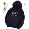 Love Coffee Funny Letter Graphic Printing Hoody Woman Fashion  Sweatshirt Casual S-6XL Hooded Autumn Oversized Clothing