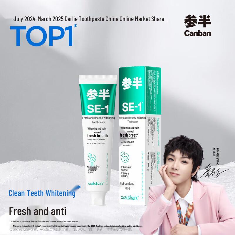 

Can Ban SE-1 Fresh Whitening Toothpaste