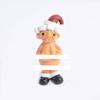Colorful Santa Naked Acrylic Christmas Ornament For Decorative Holiday Accessories Tree