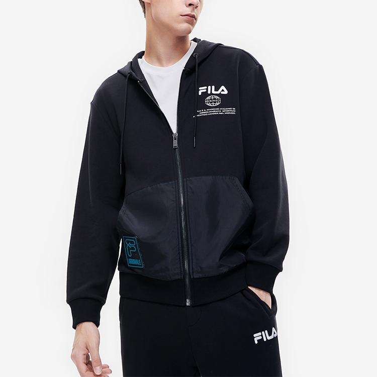 New FILA FW22 Jacket Men's Jet Black F11M239501F-BK