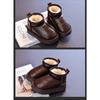 Kids Warm Fleece Lined Ankle Snow Boots Non Slip Winter Footwear For Boys And Girls