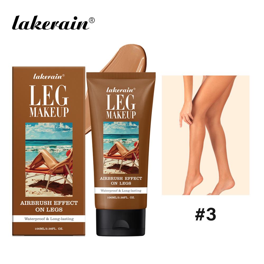 Lakerain 100 ml Långvarig Mörkbrun Benmakeup & Concealer Solbränningslotion