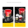 3 in 1 Adjustable Rotatable Car Cup Holder for Beverages Snacks and Small Items Secure Storage Crafted from ABS Plastic Fit Most Vehicles