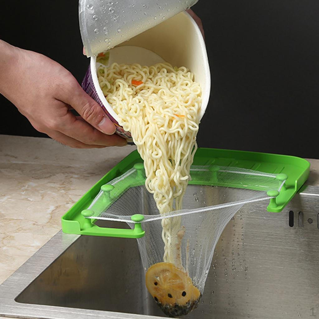Durable Sink Strainer for Easy Waste Management зелёный