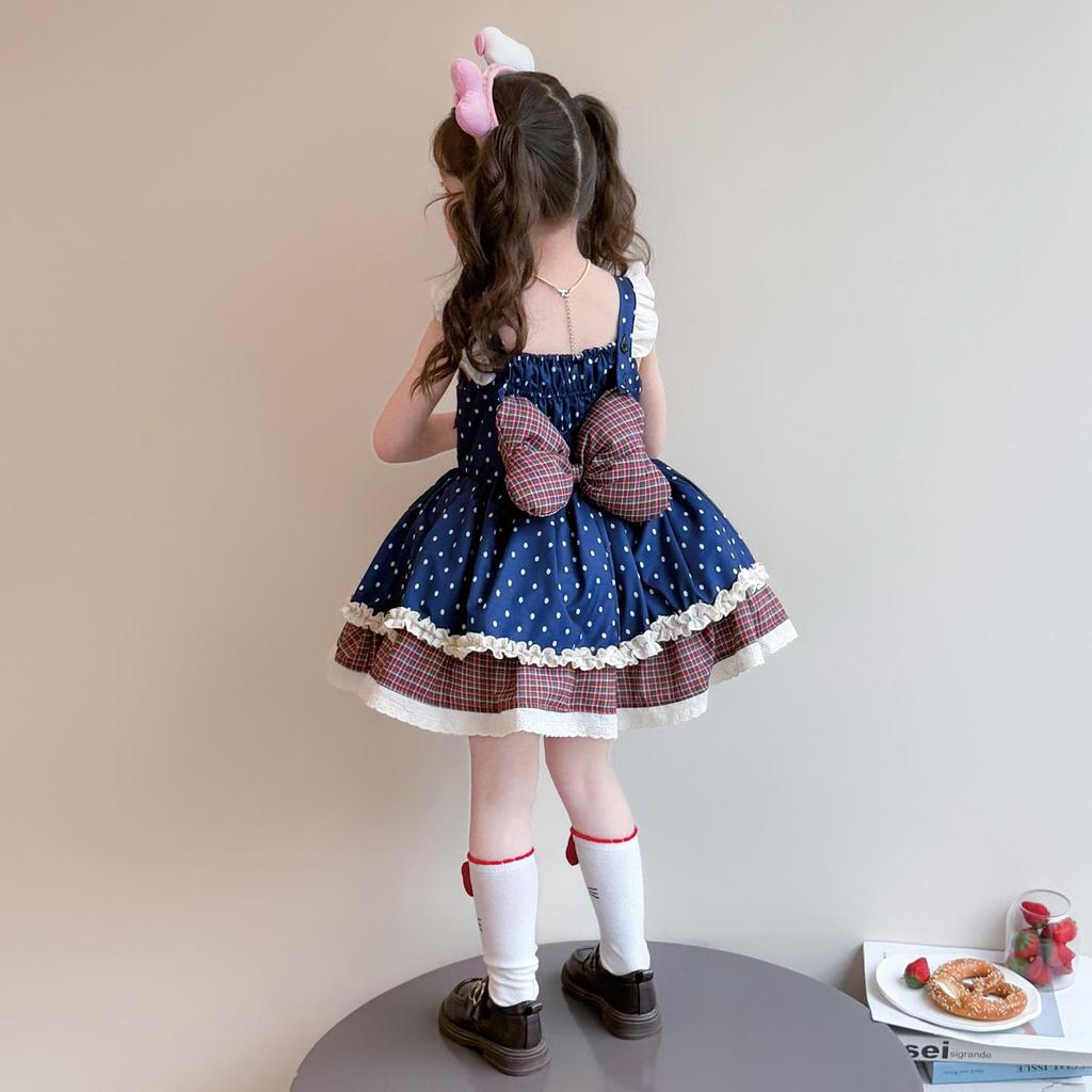 2026 Girls' Lolita Princess Dress – All-Season KT Cat Birthday Party Outfit