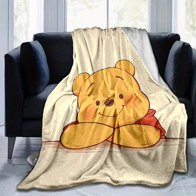 1pc Winnie the Pooh Blanket Soft & Cozy Throw for Home Decor, Couch Cover, Outdoor Use, Travel