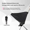 Anti-drop thickened stainless steel portable walking stick stool, anti-slip walking aid, lightweight walking stick with seat