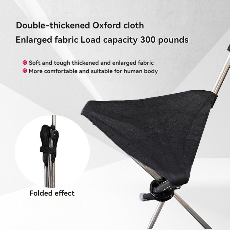 Anti-drop thickened stainless steel portable walking stick stool, anti-slip walking aid, lightweight walking stick with seat