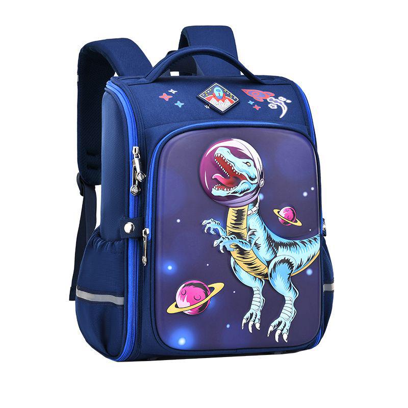Cartoon-Rucksack für Jungen der Grundschule für die Klassen 1-3-6, süßes einteiliges Design