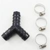 Y Shaped Splitter Down Pipe Hose Connector Universals Plastic Drainage Splitter Connector for Washing Machines Dishwashers