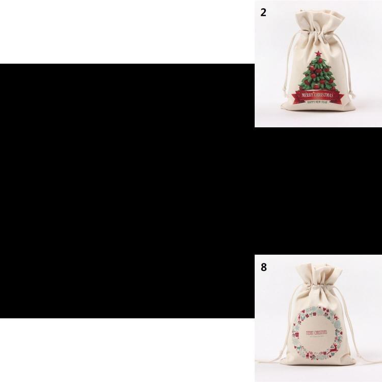 Premium Quality Canvas Christmas Gift Bag Ideal For Festive Holiday Gifting