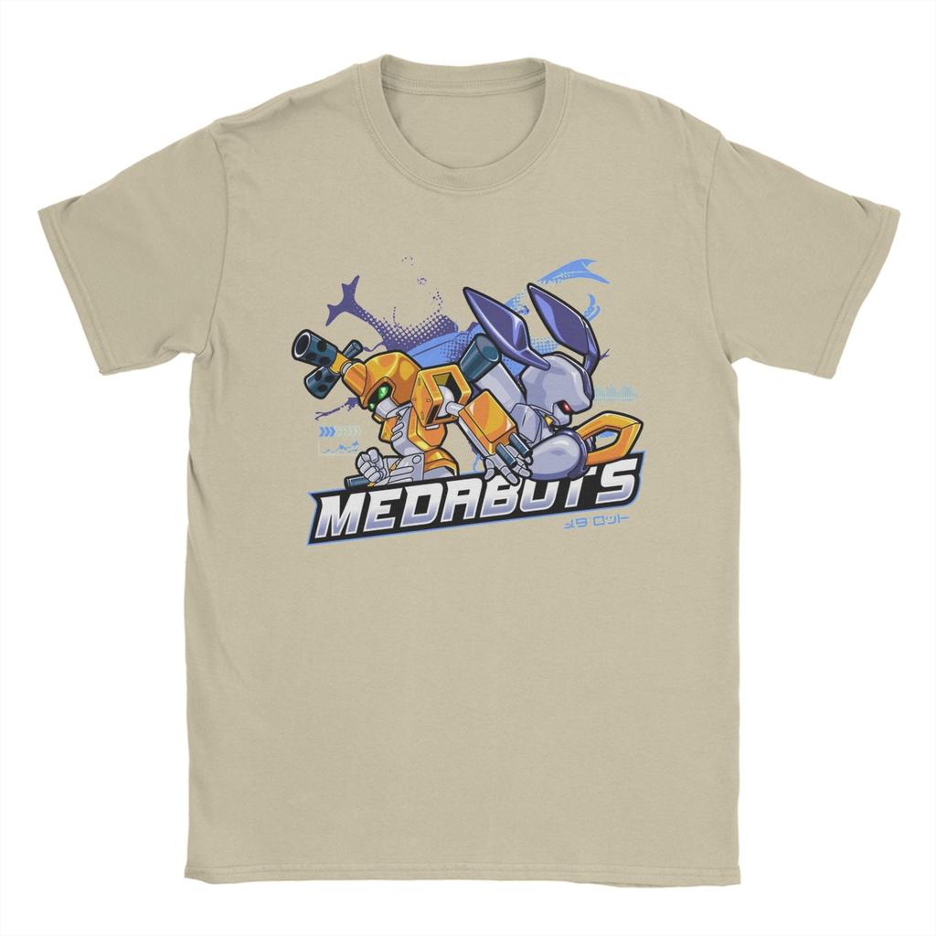 Medabots Medal T Shirt Summer Leisure T Shirts Male Cotton Crew Neck Plus Size Tees Short Sleeve Streetwear Tops