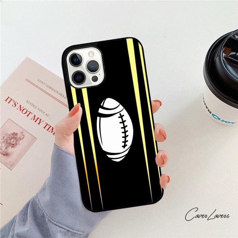 Rugby Football Sport Phone Case For Apple iPhone 17 Air 11 Pro Max Plus SE2020 Coque For iPhone 17 Air 14 15 16 13 12 Max Cover