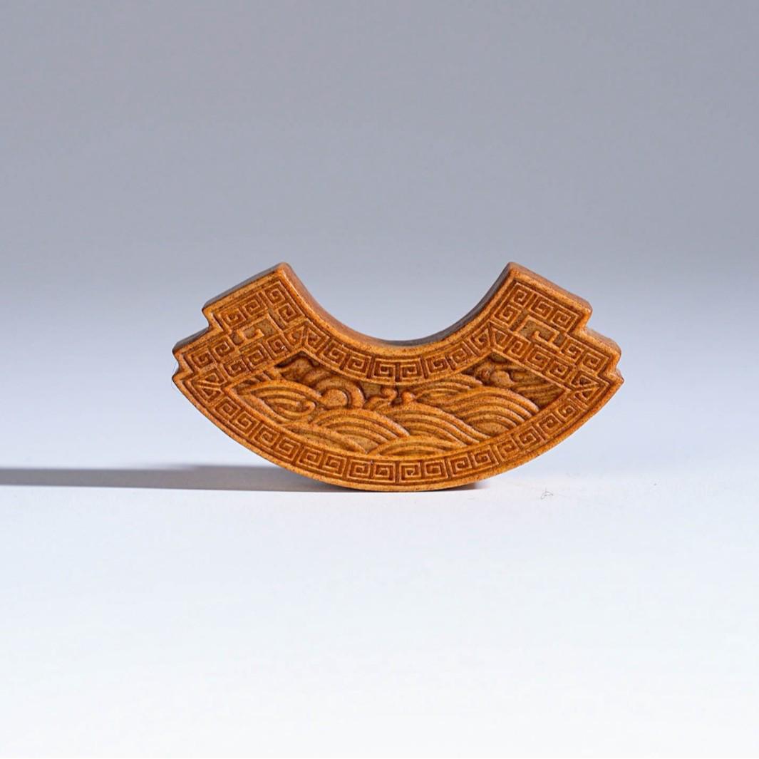 Natural Sandalwood Feng Shui Pendant Necklace Ornament