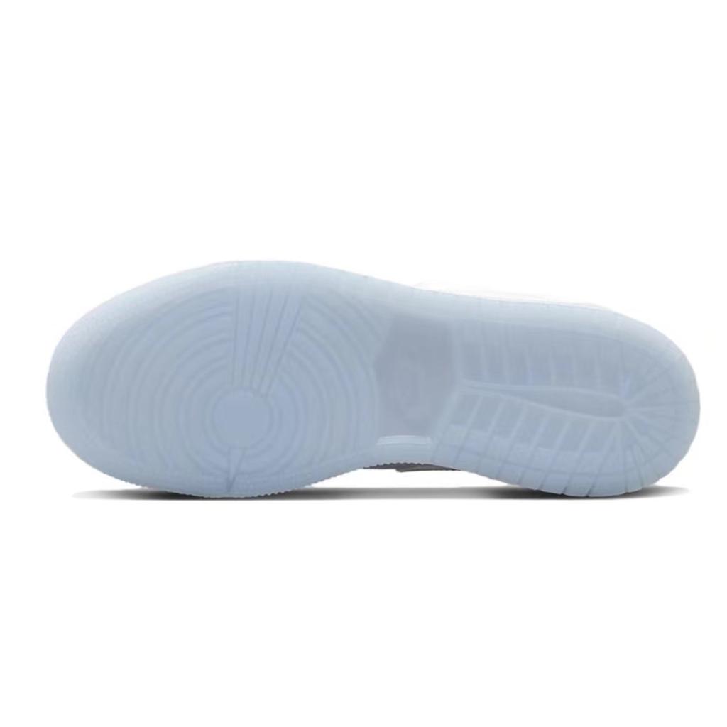 Jordan Air Jordan 1 Low Top Vintage Basketball Shoes Women's White Blue FQ9112-100(Teamp-)