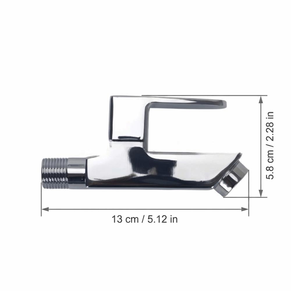 Zinc Zinc Zinc Alloy Material Single Cold Water Faucet Electroplated Finish Electroplated Tap Home Bathroom