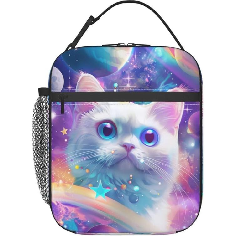 Insulated Lunch Box for Girls Kids Women Dog Lunch Box for Work,Picnic,School,Travel,Hiking,Beach or Fishing Polyester Pet Animal I Love Dogs And