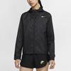 Nike Chaqueta esencial con capucha para correr para mujer Tops Negro CU3218-010