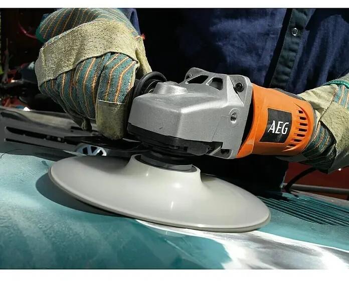 Угловая шлифовальная машина, двуручная угловая шлифовальная машина AEG SE 12-180