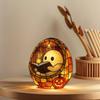 Halloween Ghost Reading Book Night Light Cute Retro Bookish Aesthetic Lamp Ghost Reader LED Light Nightlight Gift Halloween Deco