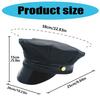 Octagonal Polices Hat Militaries Style Hat Themed Party Styling Accessory For Role Play Costume Party And Cosplay Event