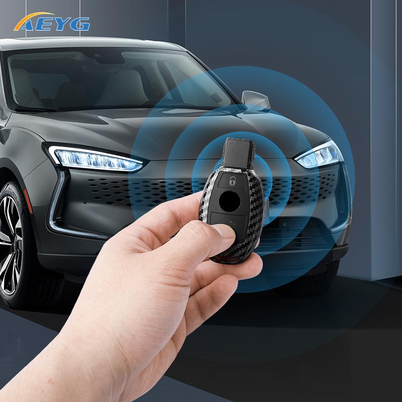 Abs Carbon Fiber Auto Schlüsselhülle Für Mercedes Benz A C E S G Klasse Gla Cla Glk Glc Cls W204 W463 W176 W251 W205 Amg