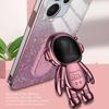 For Xiaomi Redmi Note 13 Pro+ 5G Phone Case Astronaut Kickstand Anti-shock Electroplated Cover