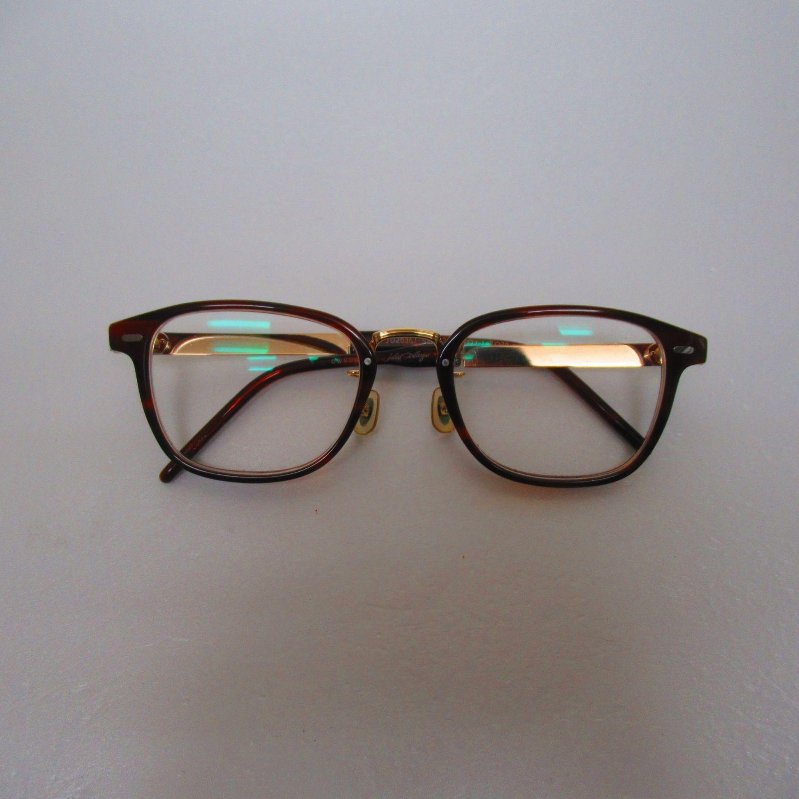 Used OWNDAYS John Dillinger JD2036J-9A Glasses Men s Unisex Frame Prescription Framed Used Popular Standard Cheap Trend Immediate purchase welcome