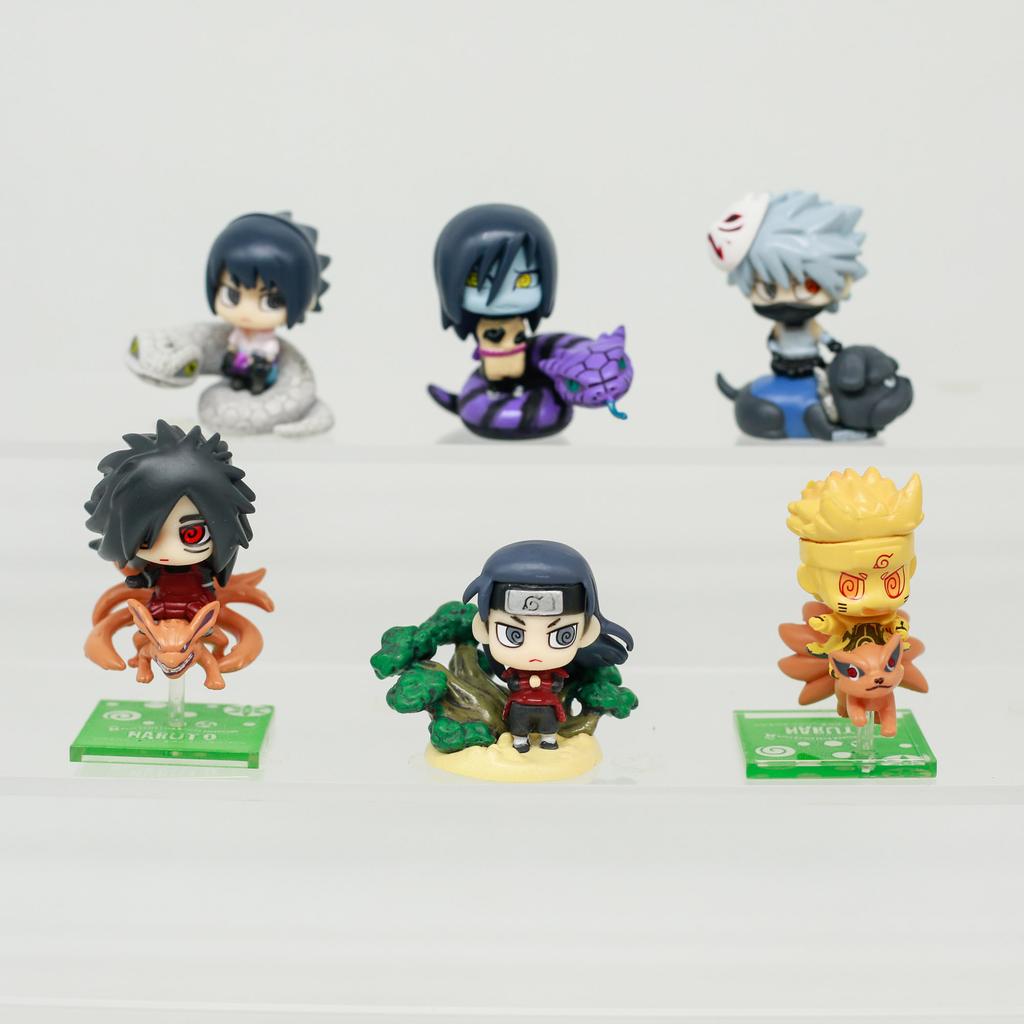 Naruto Ninkai Taisen Uchiha Sasuke Hatake Kakashi Orochimaru Blind Box Gifts Toy Model Anime Figures Collect Ornaments