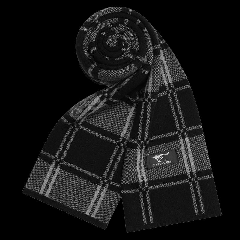Męski ciepły szalik zimowy Septwolves