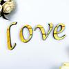 Lowercase A-Z English Mirror Wall Stickers - DIY Decorative Self-Adhesive Décor for Home & Bedroom