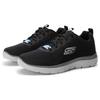 Skechers Summits Mesh Comfort Quotidiano Ammortizzante Resistente Basse Casual Scarpe Sneakers Uomo Nero 232395-BKCC