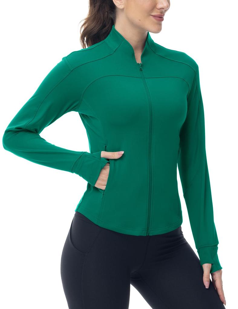 Gopuune Sports Yoga Gym Fitness Hiking UV Finger Perfect for and Fall Size Women's Jacket, Sweat-Wicking, Quick-Drying Hoodie, Jersey, Wear, Wear,