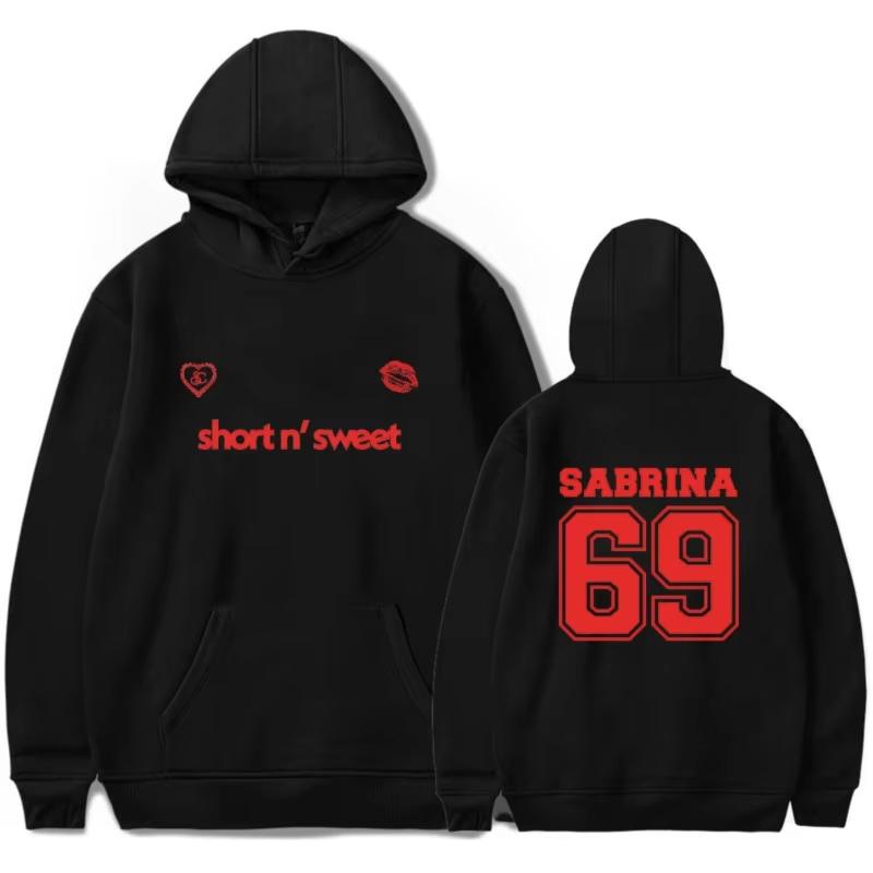 Sabrina Carpenter Sweet Soccer Bluza z Kapturem Merch Moda dla Mężczyzn/Kobiet Unisex Bluza z Długim Rękawem z Kapturem Streetwear