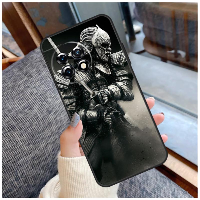 Japanese Samurai Case For OnePlus 13T 8T 10T 9 10 Pro 15 13 12 11 13R 12R Nord CE 5 2 3 4 Lite N20 N30 Coque