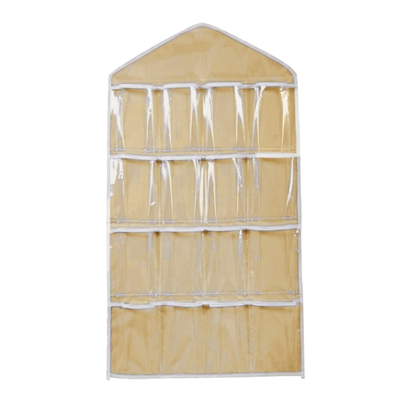 

16 карманов, прозрачная подвесная сумка, носки, бюстгальтер, стойка для нижнего белья, вешалка, органайзер для хранения