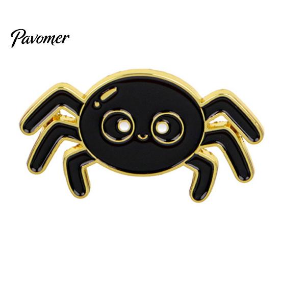 Alloy Decorative Brooches Halloween Enamel Brooch Pin, Cartoon Ghost Witch Hat Black Cat Clothes Badges Spider Badge for Jackets Backpacks Hats