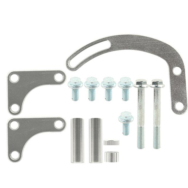 Регулируемый кронштейн крепления насоса ГУР SBC для SB SBC Chevy 283 305 327 350 383 400 GM SBC Автоаксессуары чёрный