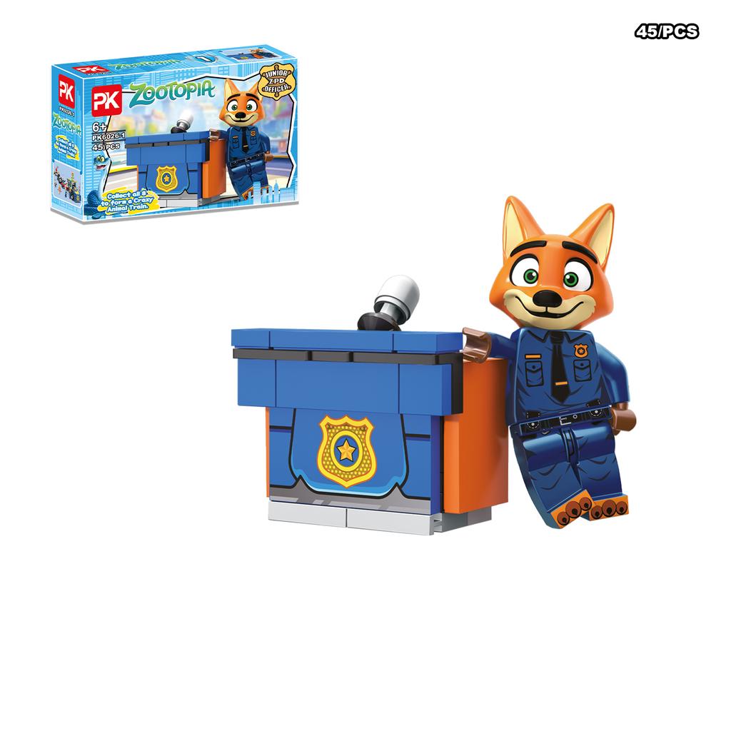 Zootopia 2 Building Blocks Set Judy Rabbit Nick Fox Series Anime Figurine Brick for Kids Christmas Birthday Toys Gifts Blind Box