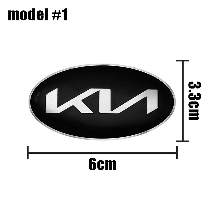 

2026 Hot Car Sticker 6cm Car Steering Wheel Center Sticker For KIA Sportage Picanto Rio Ceed Cerato Soul k5 Sorento Car Interior