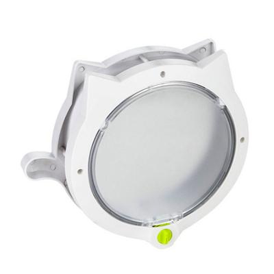 Cat Flap Door Magnetic 4 Locking Modes Safe Plastic Automatic Cat Door for Interior Exterior Doors