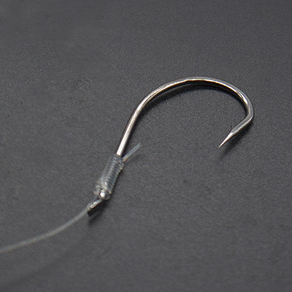 Feeder Hook Fishhook Hook With Line Tied 50pcs Carp
